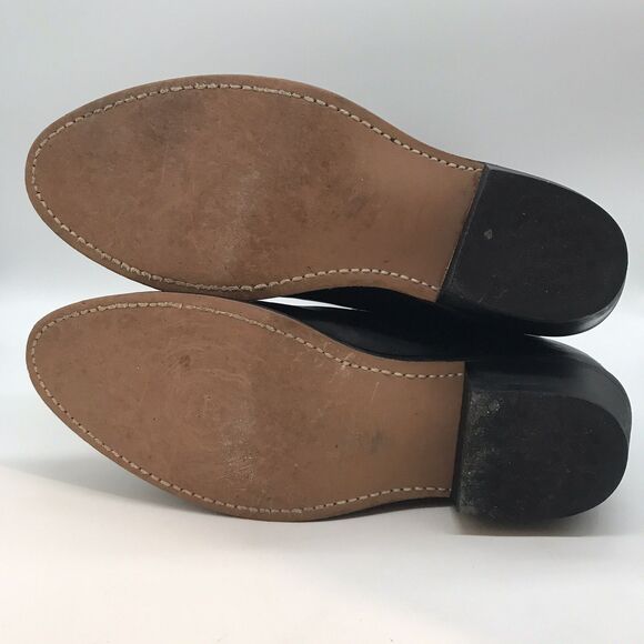 Guide Gear Black Leather 12 " Cowboy Boot Mens 9.5 Western Footwear 5 Row Stitch - Picture 8 of 12